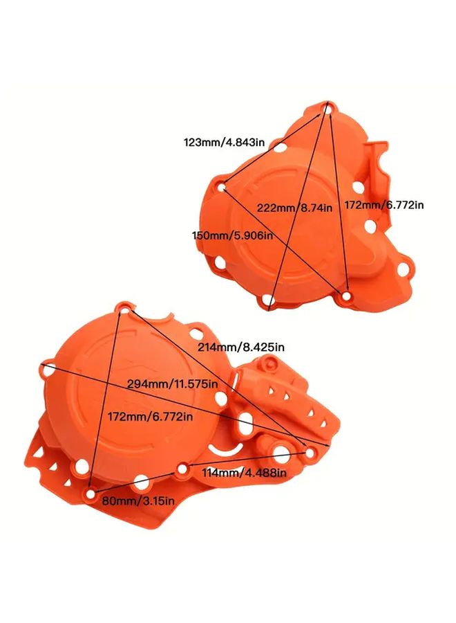 Black Motorcycle Ignition Clutch Cover Guard Protector Kit for KTM GAS GAS 2017 2023 - Image 2